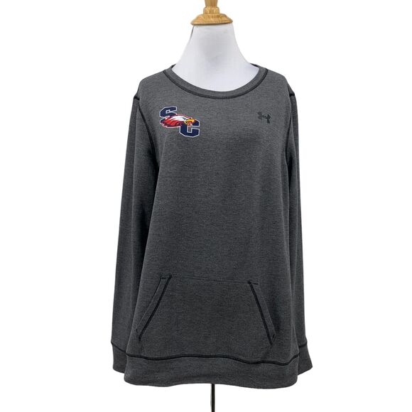 Under Armour ColdGear Sweatshirt Womens M Medium Scottsdale Christian Academy - Picture 1 of 12